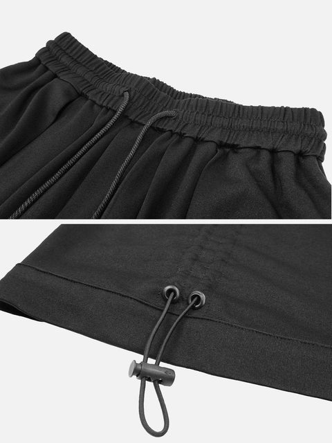 Drawstring Adjustable Samurai Pants - Anagoc
