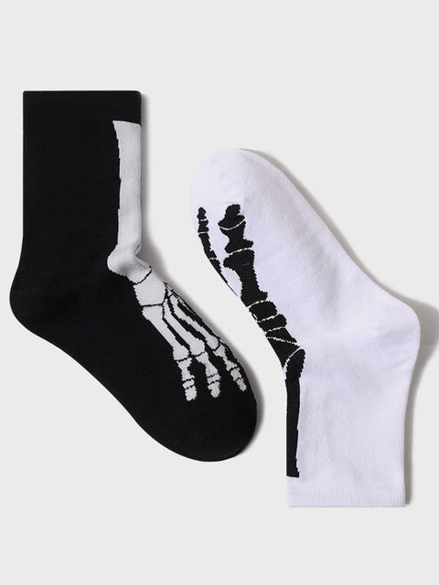 Foot Bone Pattern Socks - Anagoc
