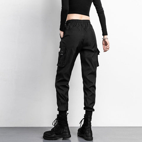 High Waist Cargo Pants - Anagoc