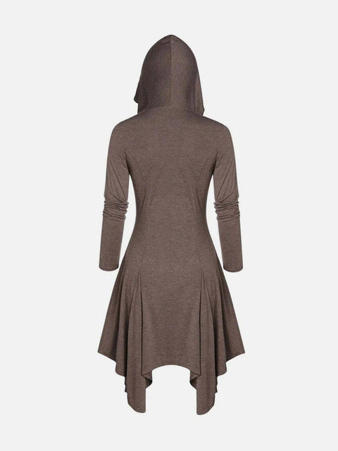 Loose Stretch Solid Dress - Anagoc
