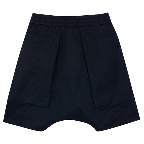 Dark Patchwork Wide Leg Shorts - Anagoc