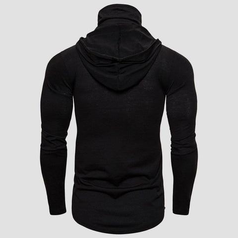 Ninja Skull Mask Print Hoodie - Anagoc