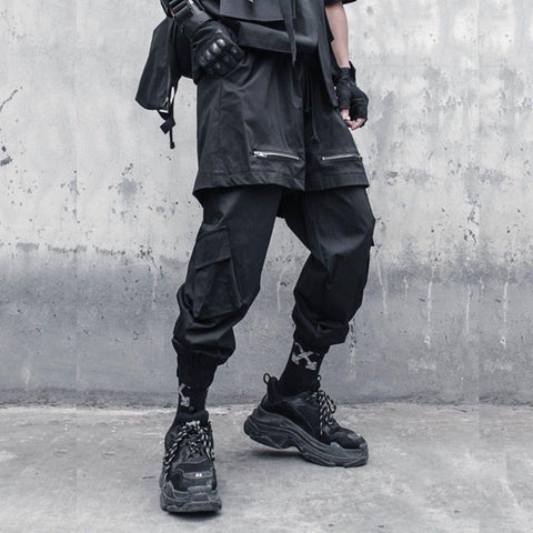 Dark Fake Two Warrior Pants - Anagoc