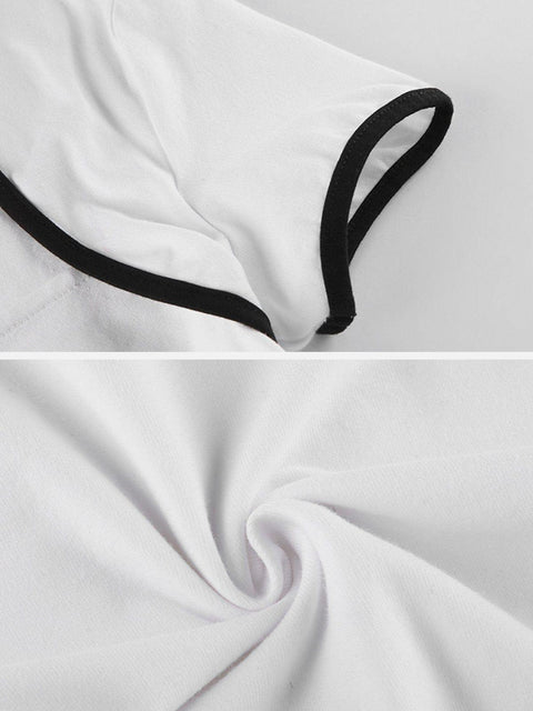 Contrasting Sexy Jumpsuit - Anagoc