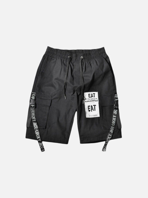 Big Pocket Buckle Cargo Shorts - Anagoc