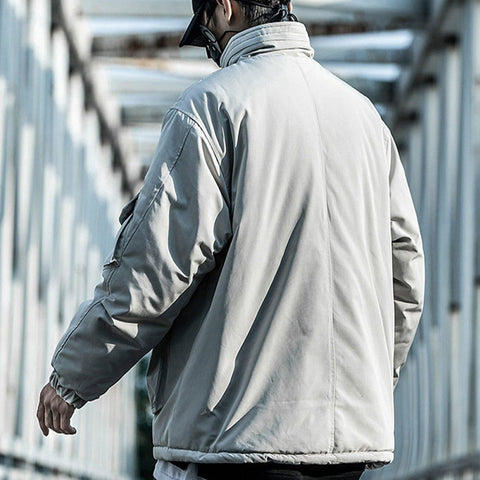 Multi Pockets Function Winter Coat - Anagoc