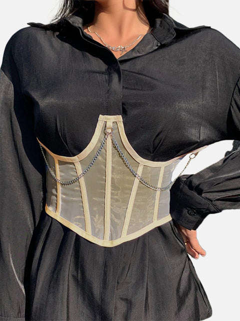 Chain Corset Waist Vest - Anagoc