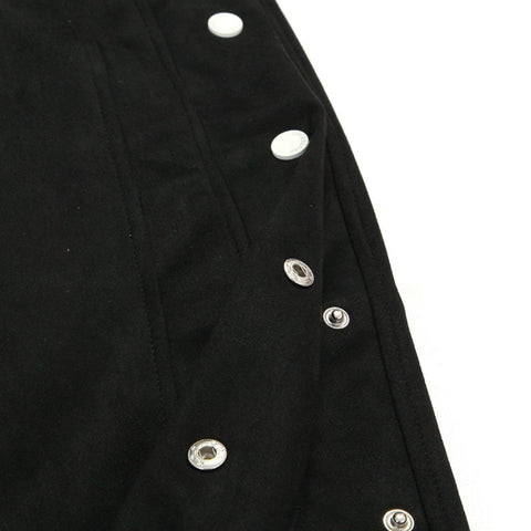 Function Side Multi-button Pants - Anagoc