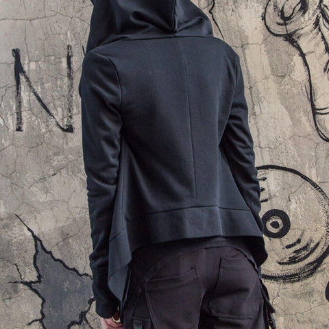 Dark Irregular Witch Cloak Cardigan Jacket - Anagoc