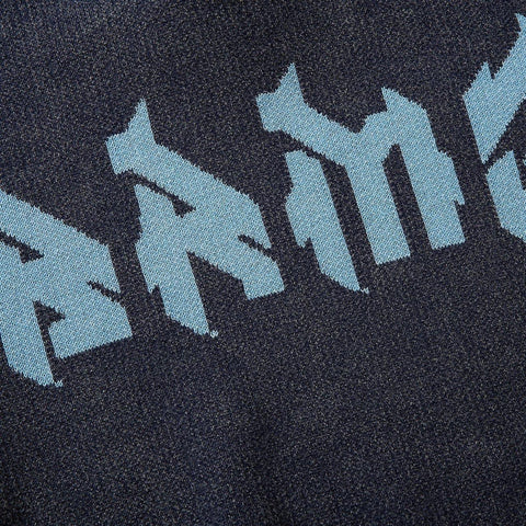 Mechanical Print Washed Sweatshirt - Anagoc