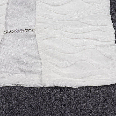 Sexy Hottow Out Folds Vest - Anagoc