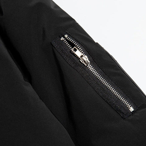 Functional Labeling Bomber Jacket - Anagoc