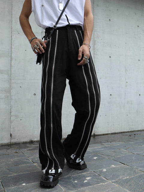 Multi Zip Up Pant - Anagoc
