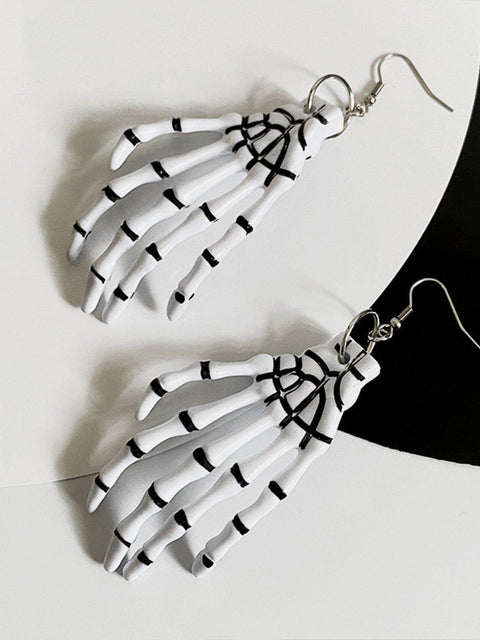 Hip Hop Ghost Hand Earrings - Anagoc