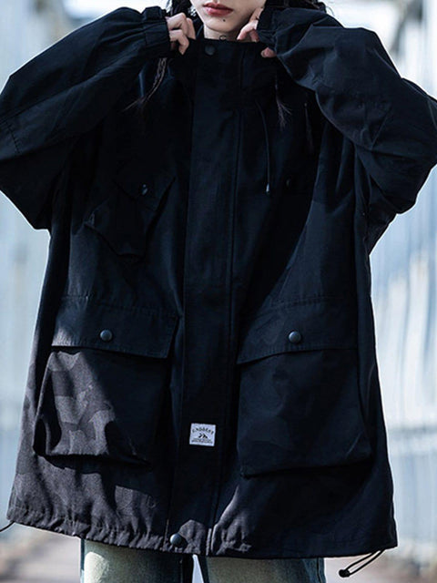 Patchwork Camouflage Jacket - Anagoc