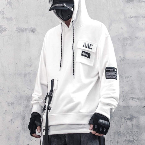 Dark Personalized Pockets Ribbons Hoodie - Anagoc