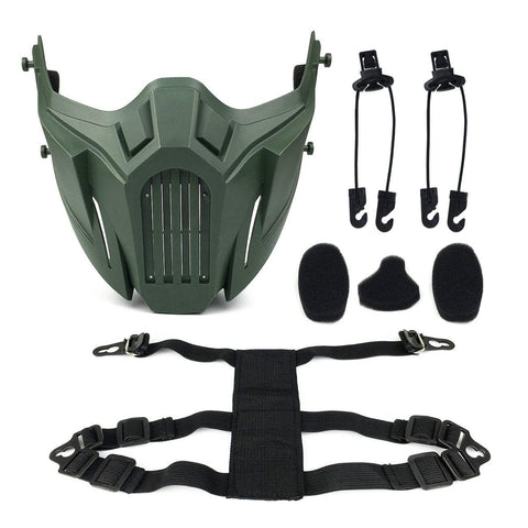 Punk Half Face Shield Mask - Anagoc
