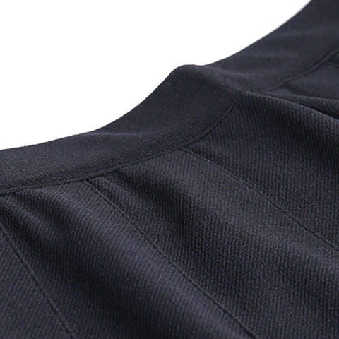 Dark Cross Print High-waist Pleated Skirt - Anagoc