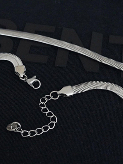 Punk Snake Bone Necklace - Anagoc