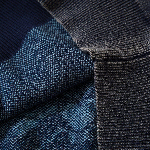 Mechanical Print Washed Sweatshirt - Anagoc