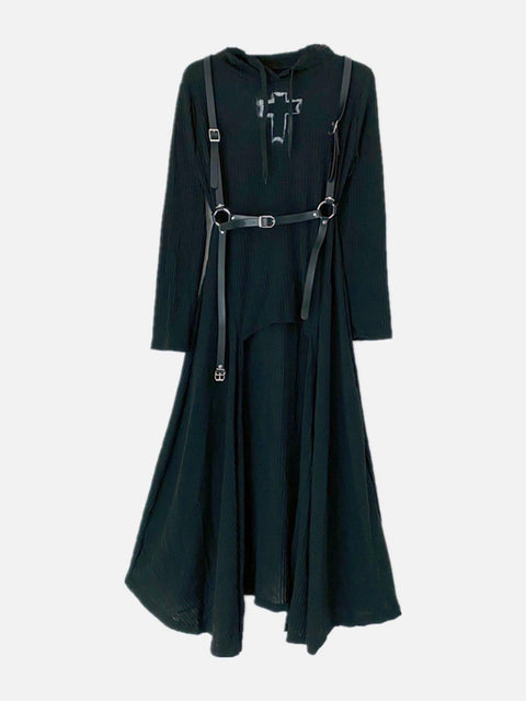 Crucifix Strap Dress - Anagoc