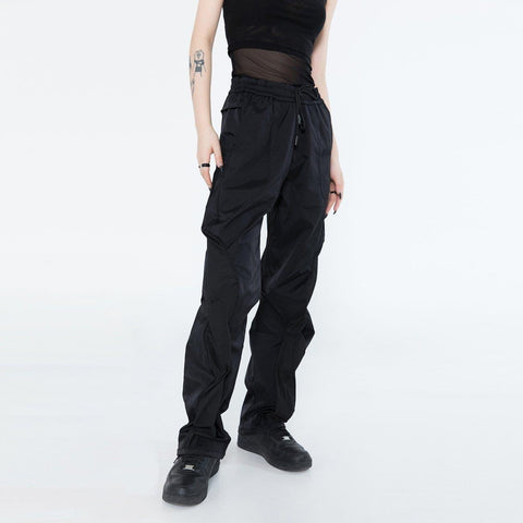 Functional Folds Pants - Anagoc