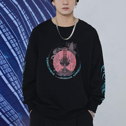 Imprint of Consciousness Print Sweatshirt - Anagoc