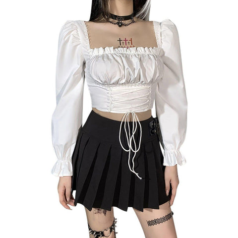 Tie Rope Trumpet Long Sleeve T Shirt - Anagoc