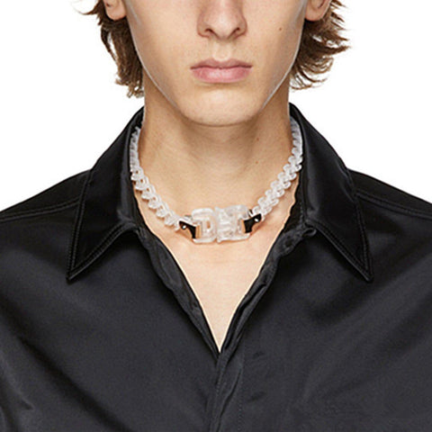 Cyberpunk Acrylic Chain Necklace - Anagoc