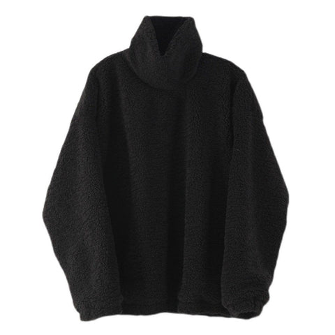Turtleneck Sherpa Sweatshirt - Anagoc