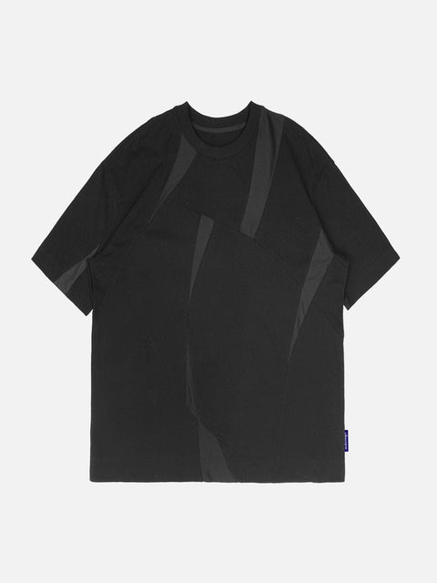 Mesh Patchwork Tee - Anagoc
