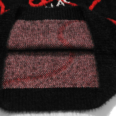 Love Pin Knitted Sweater - Anagoc