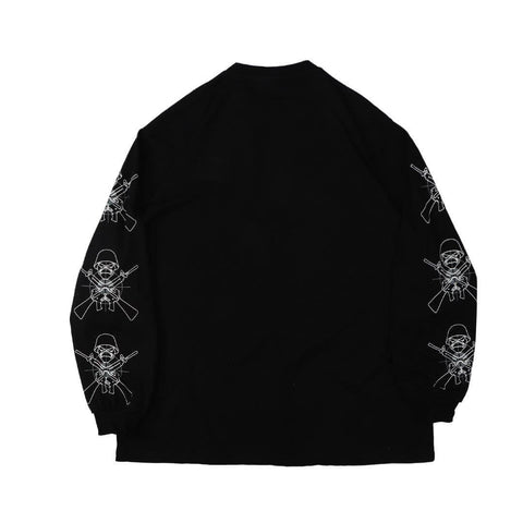 Vicious Monster Print Sweatshirt - Anagoc