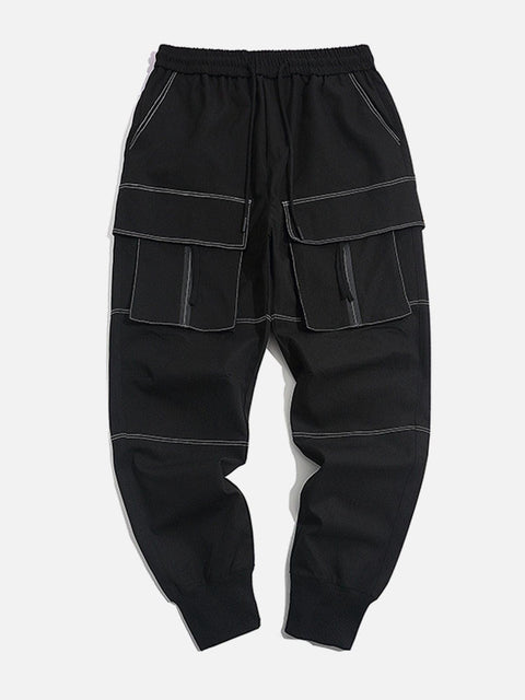 Line Exposed Cargo Pants - Anagoc