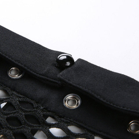 Sexy Mesh Halterneck Vest - Anagoc