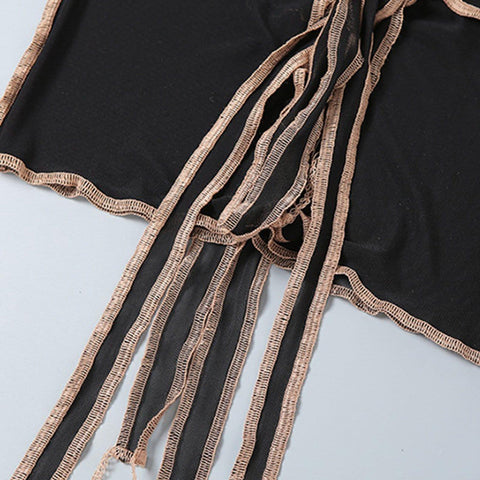 Sexy Mesh Backless Vest - Anagoc