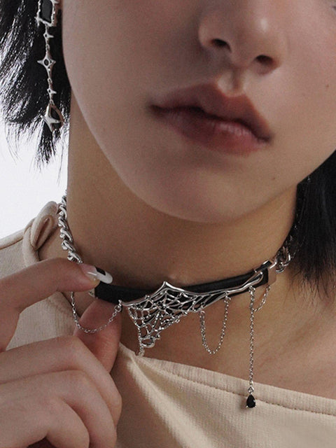 Spider Web Necklace - Anagoc