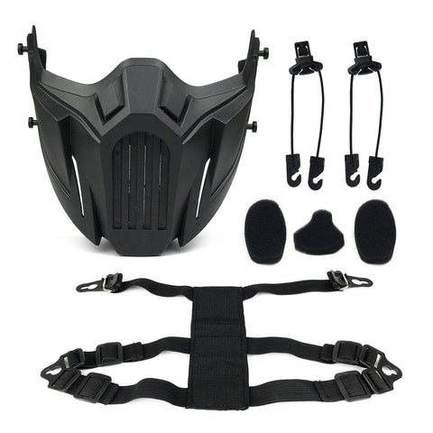 Punk Half Face Shield Mask - Anagoc