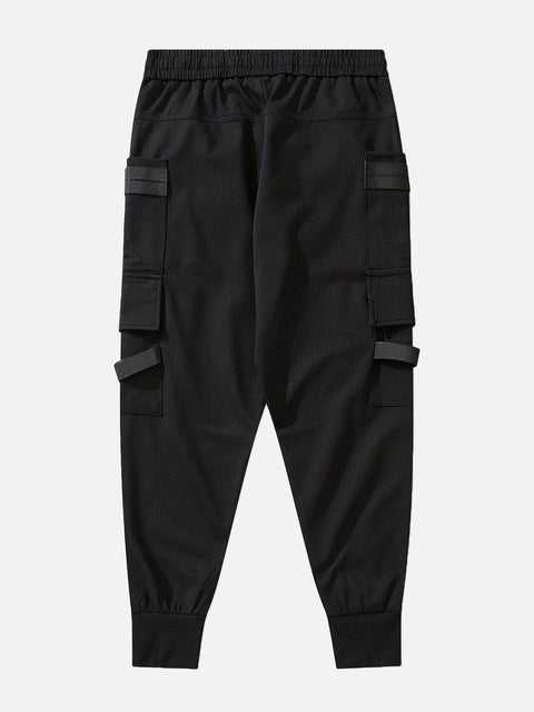 Multi Ribbon Cargo Pants - Anagoc