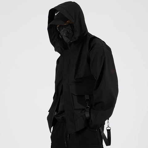 Ninja Cargo Ribbons Function Jacket - Anagoc