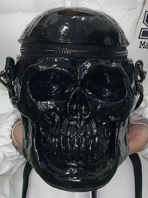Zip Up Skull Bag - Anagoc