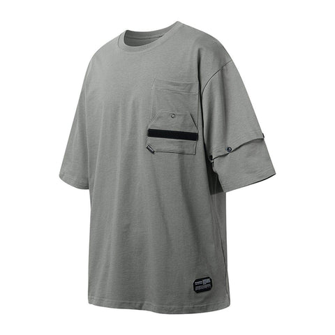 Interchangeable Sleeves Pocket Tee - Anagoc