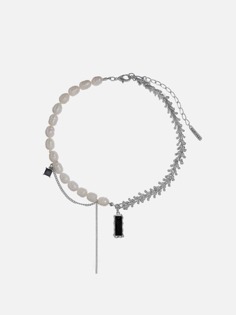 Pearl Patchwork Necklace - Anagoc