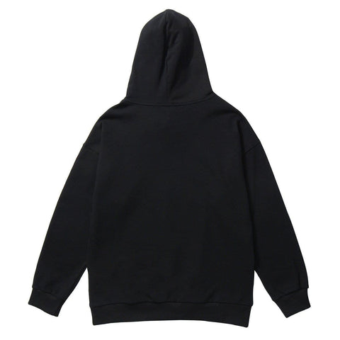 Dark Raven Girl Print Hoodies - Anagoc