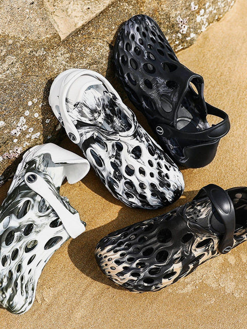 Rotary Beach Platform Sandals - Anagoc
