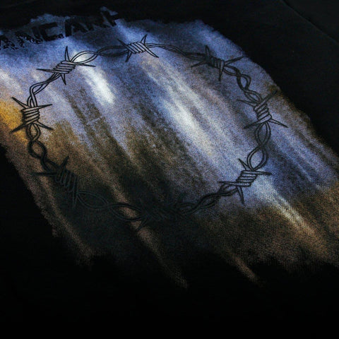 Dark Thorns Necklace Print Hoodies - Anagoc