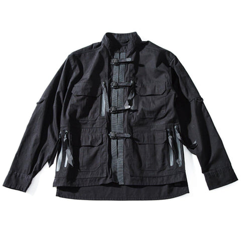 Function Detachable Button Jacket - Anagoc
