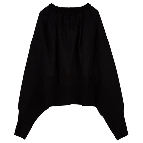 Dark Buttons Crotch Oversized Harem Pants - Anagoc