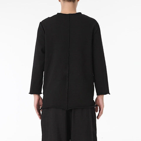 Irregular Patchwork Sweatshirt - Anagoc