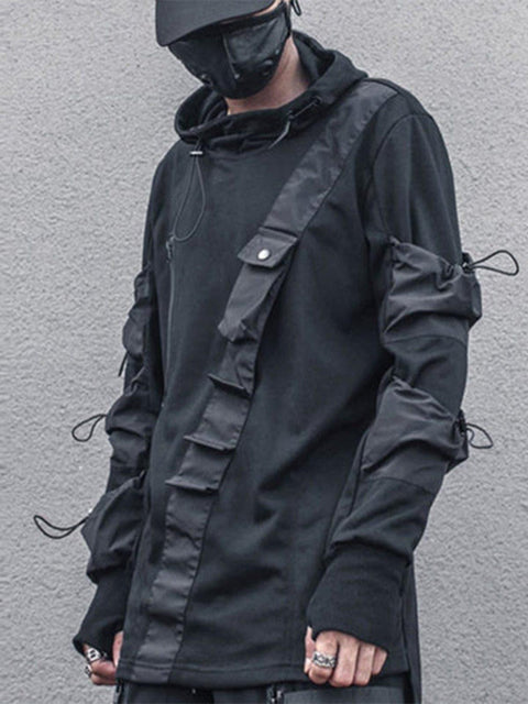 Dark Function Ninja Multi-pocket Hoodies - Anagoc